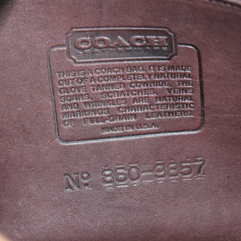 Vintage Coach Standard Clutch Burgundy 5140