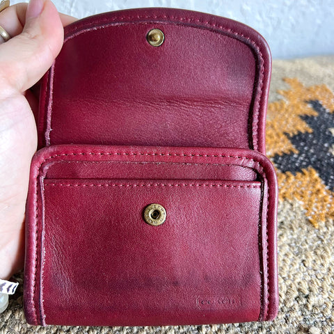 Vintage Coach Multi-function Purse Red 7219