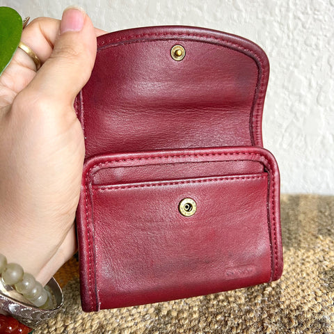 Vintage Coach Multi-function Purse Red 7219