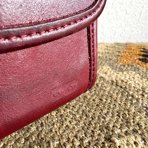 Vintage Coach Multi-function Purse Red 7219