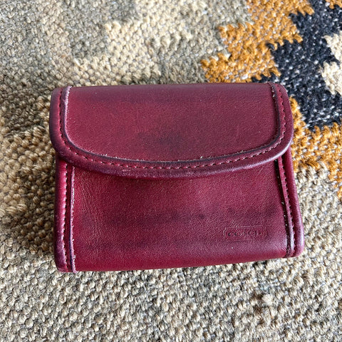 Vintage Coach Multi-function Purse Red 7219