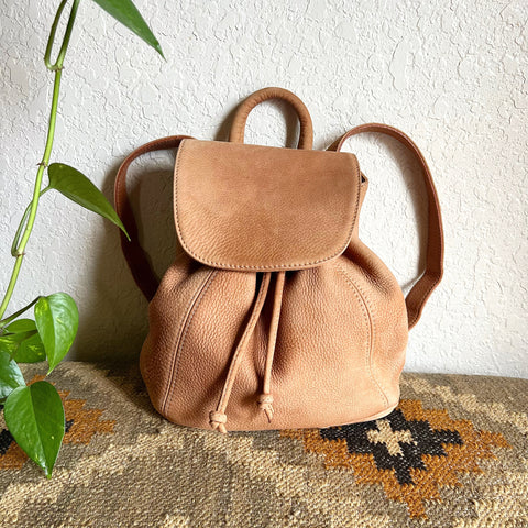 Vintage Coach Small Backpack Nubuc Sand 4938