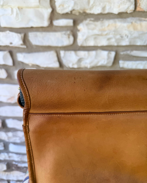 Vintage Coach Pre-Registration Courier Pouch (large) 8920 in Saddle