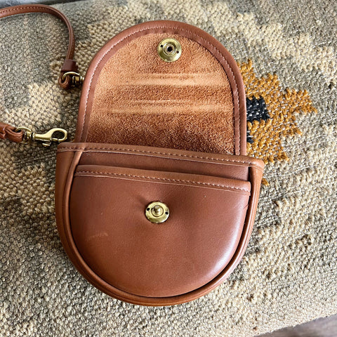 Vintage Coach Mini Belt Bag 9826 British Tan with Box