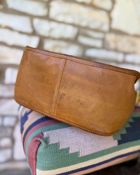 Vintage Coach Pre-Registration Courier Pouch (large) 8920 in Saddle