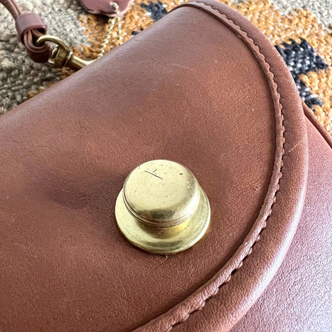 Vintage Coach Mini Belt Bag 9826 British Tan with Box