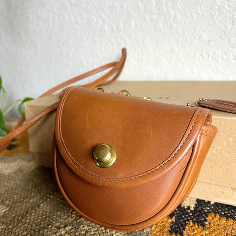 Vintage Coach Mini Belt Bag 9826 British Tan with Box