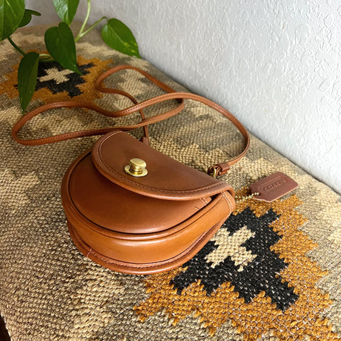 Vintage Coach Mini Belt Bag 9826 British Tan with Box
