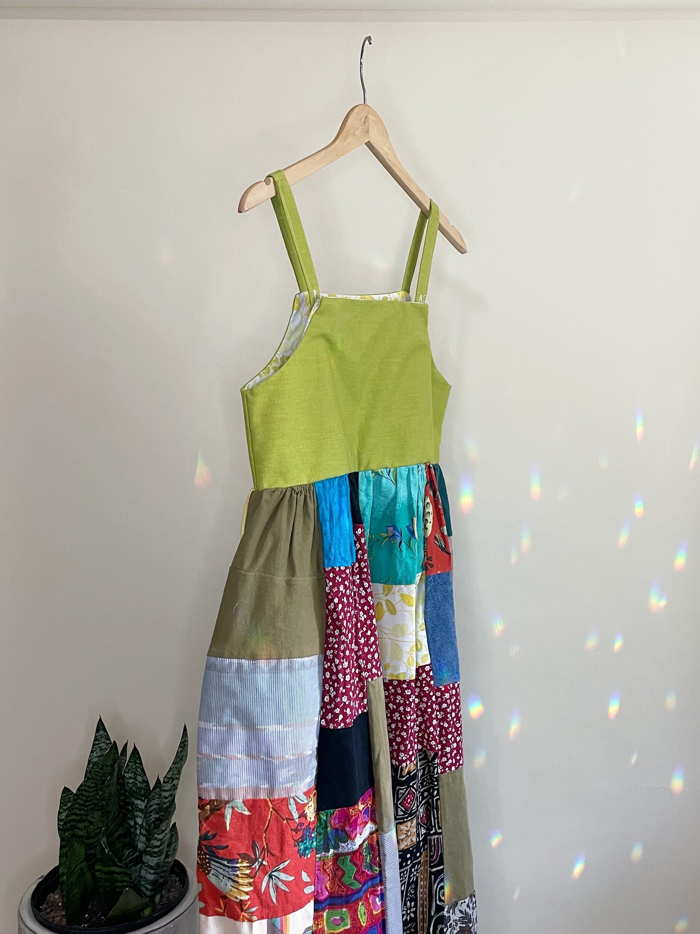 Abundance Dress {Lime Green} Sm