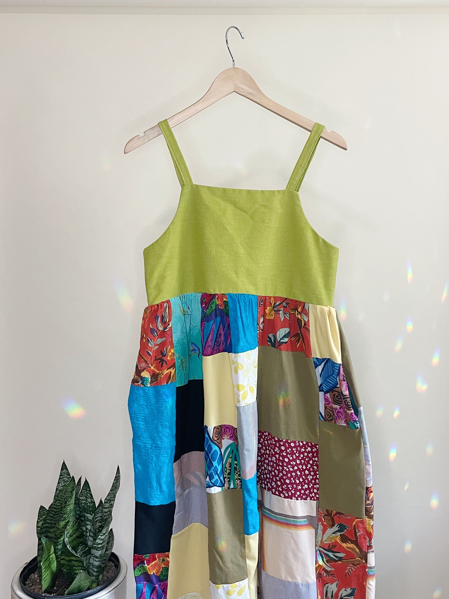 Abundance Dress {Lime Green} Sm