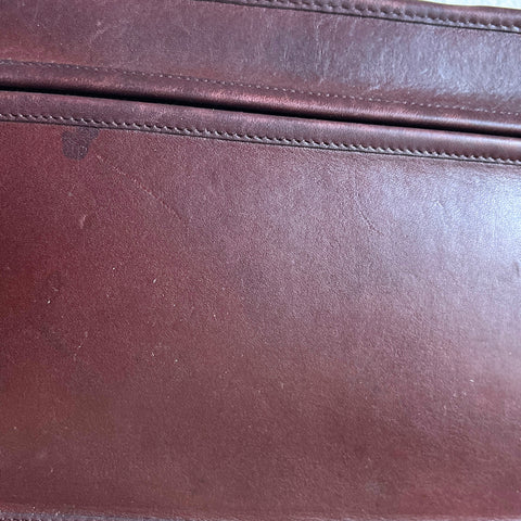 Vintage Coach Standard Clutch Burgundy 5140