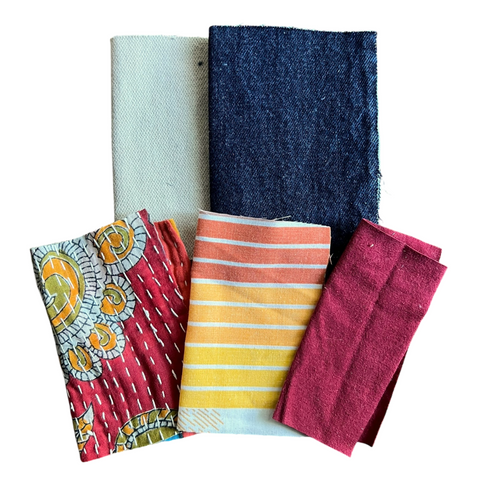 Vintage Fabric Patches Bundle