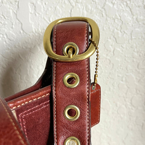 Vintage Coach Holiday Patchwork Bleecker Duffle CM357