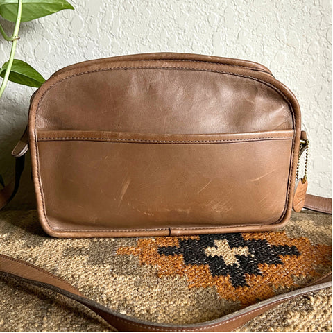 Vintage Coach Camera Bag Purse Putty 9760