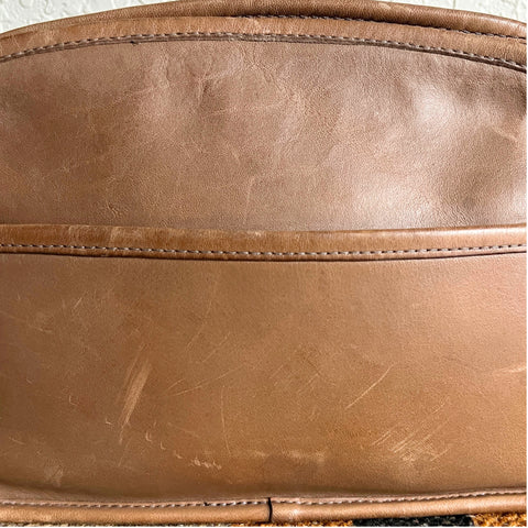 Vintage Coach Camera Bag Purse Putty 9760