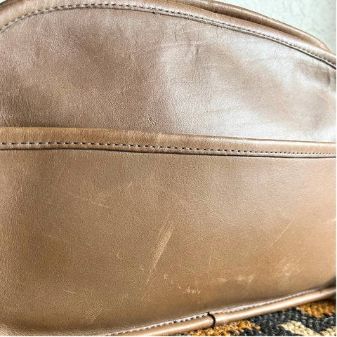 Vintage Coach Camera Bag Purse Putty 9760