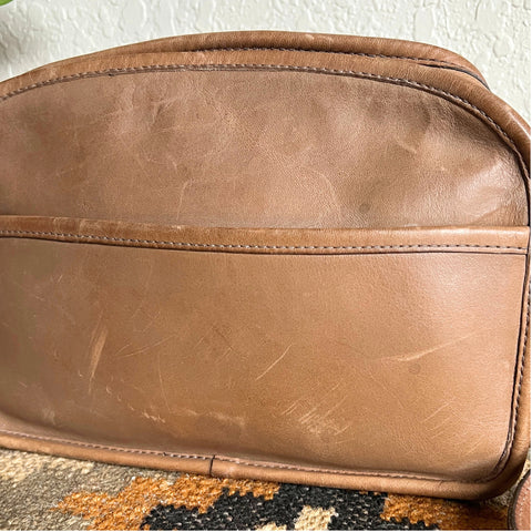 Vintage Coach Camera Bag Purse Putty 9760