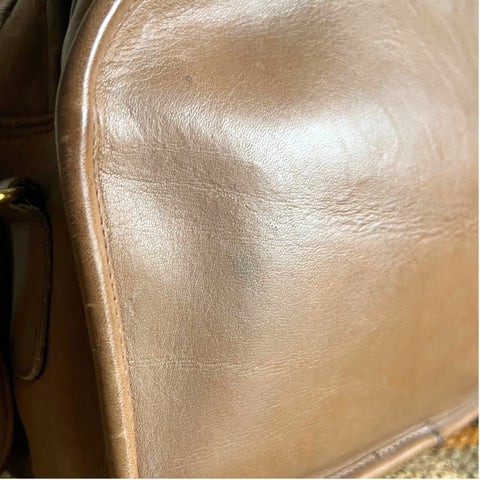 Vintage Coach Camera Bag Purse Putty 9760