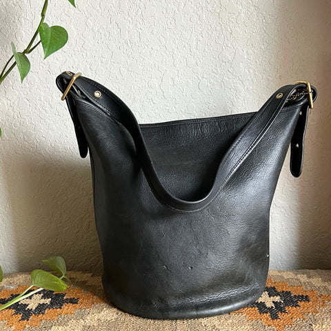 Vintage Coach XL Duffle Sac Black 9085