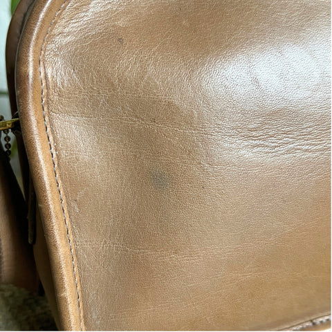 Vintage Coach Camera Bag Purse Putty 9760