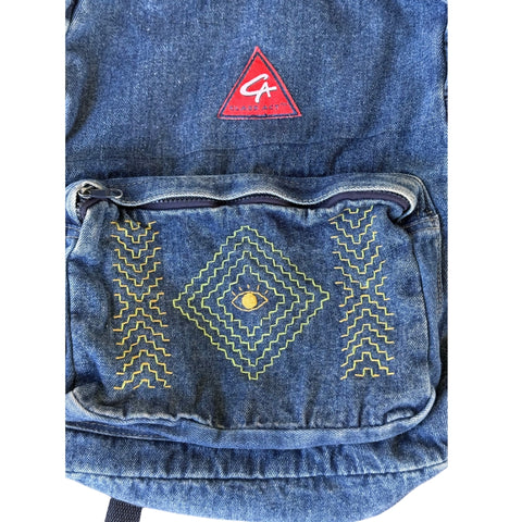 Ojo Mountain Form - Visible Mending Stick and Stitch Embroidery Pattern