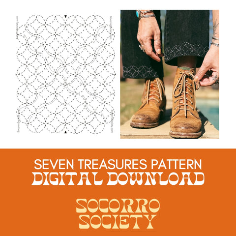 Seven Treasures Pattern Digital Download
