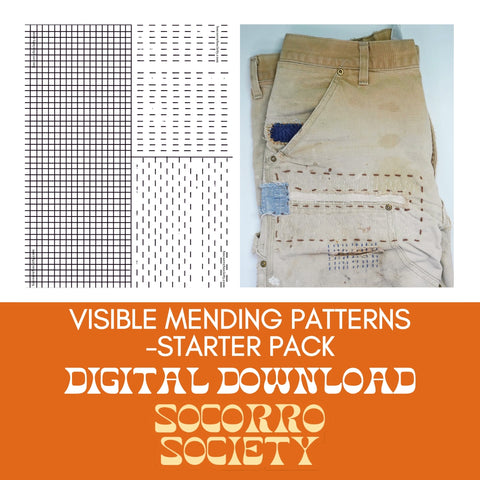 Visible Mending Starter Pack Digital Download