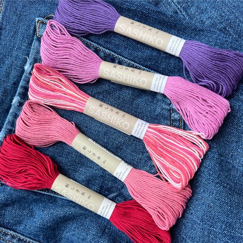 Wildflower Sashiko Thread Bundle