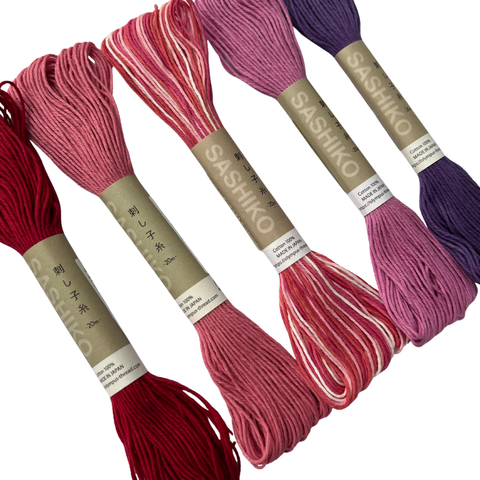 Wildflower Sashiko Thread Bundle