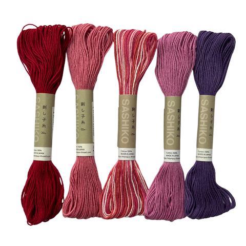 Wildflower Sashiko Thread Bundle