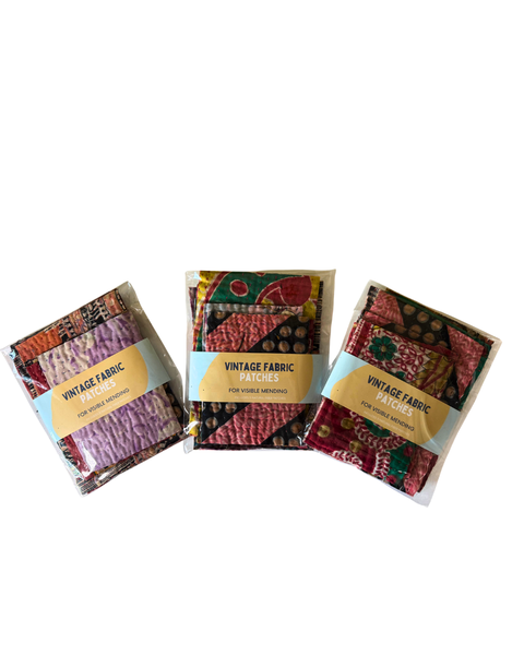 Vintage Fabric Patches Bundle