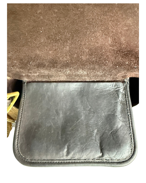 Vintage Coach Pre-Creed Mocha Courier Pouch (8920)