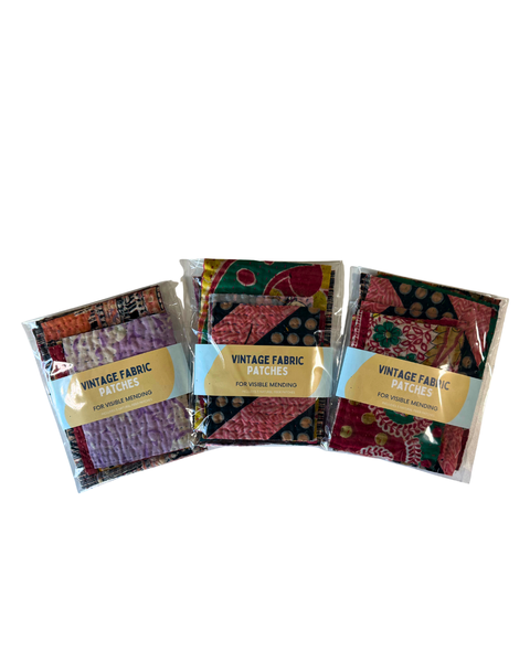 Vintage Fabric Patches Bundle