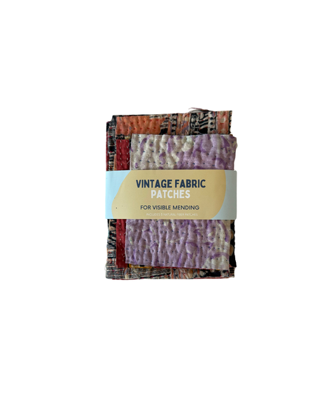 Vintage Fabric Patches Bundle