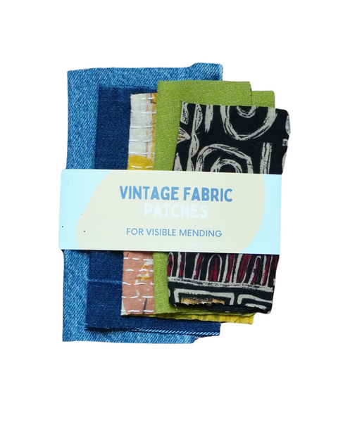 Vintage Fabric Patches Bundle