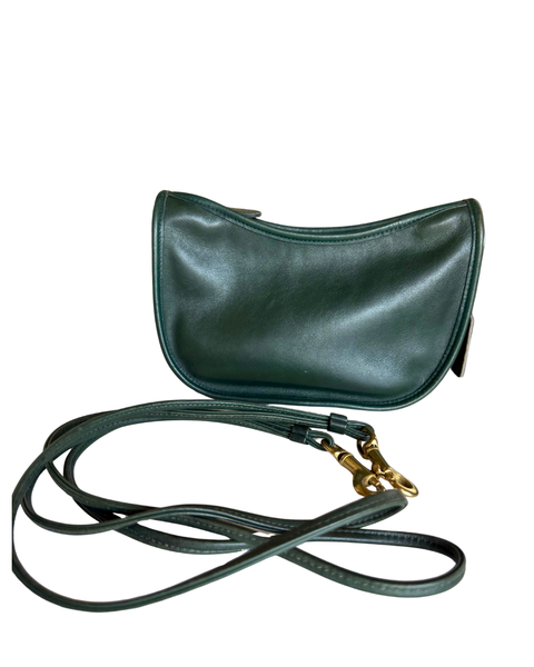 Vintage Coach Forest Green Small Swinger Bag (4080)