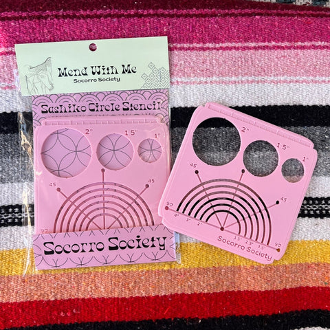 Sashiko Circle Stencil
