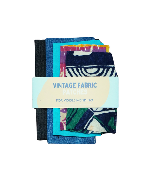 Vintage Fabric Patches Bundle