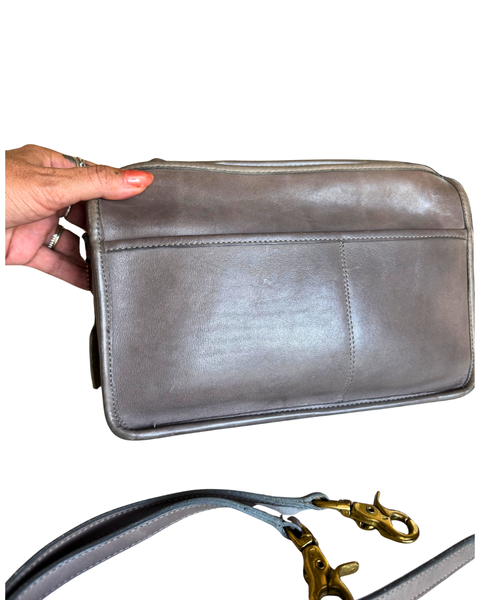 Vintage Coach Grey Compartment Bag (9300)