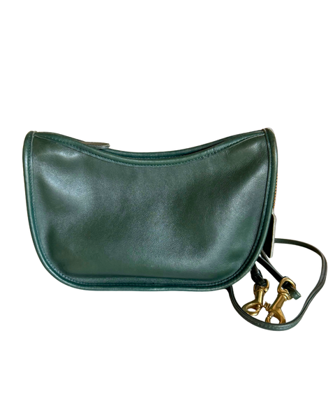Vintage Coach Forest Green Small Swinger Bag (4080)