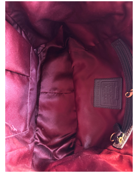 Vintage Coach Patchwork Suede Ergo Large Hobo CBZ53