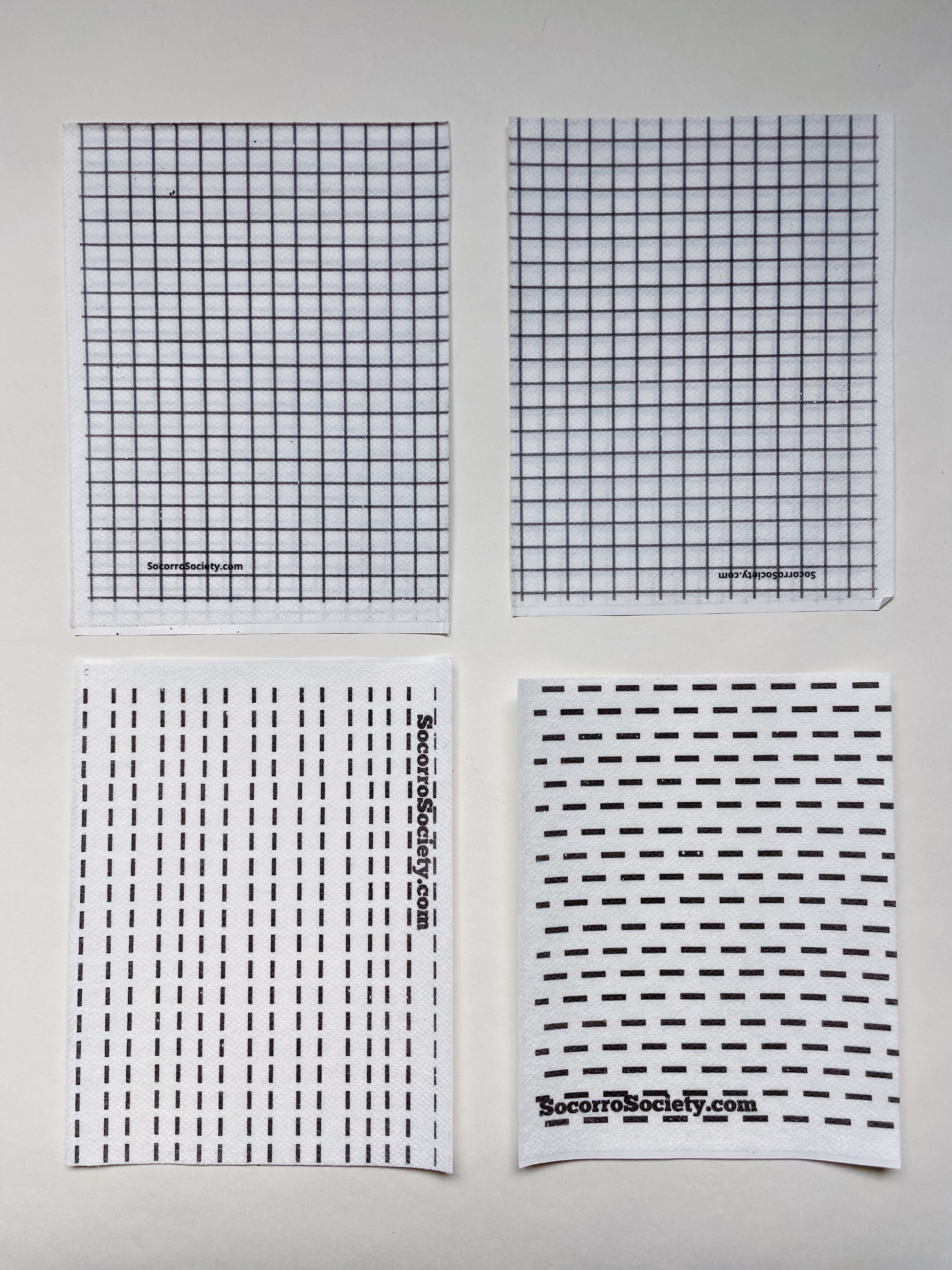 Sashiko Inspired Visible Mending Stick 'n Stitch Patterns 1/2 sheet –  Socorro Society