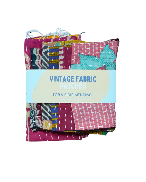 Vintage Fabric Patches Bundle