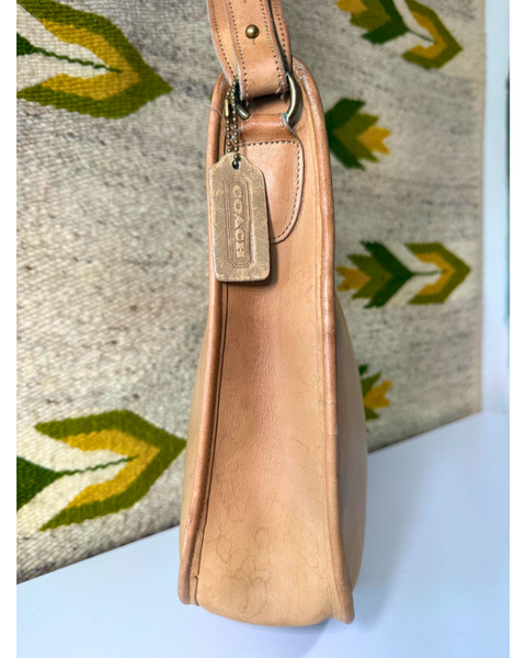 Pre-1994 Vintage Coach Beckett Bag in Putty