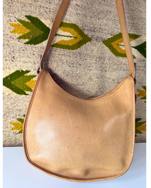 Pre-1994 Vintage Coach Beckett Bag in Putty