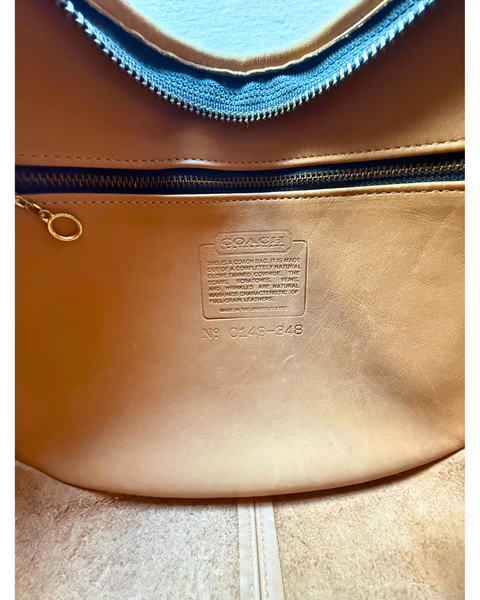 Pre-1994 Vintage Coach Beckett Bag in Putty