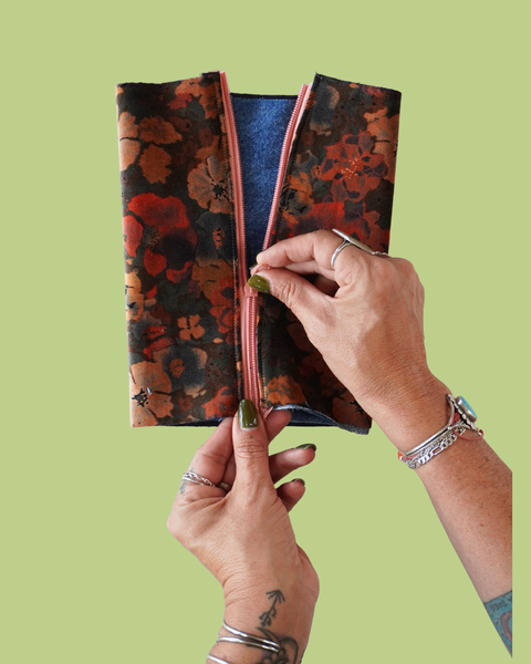 FREE Cosmetic Zipper Bag PDF Sewing Pattern | Slow Selvage