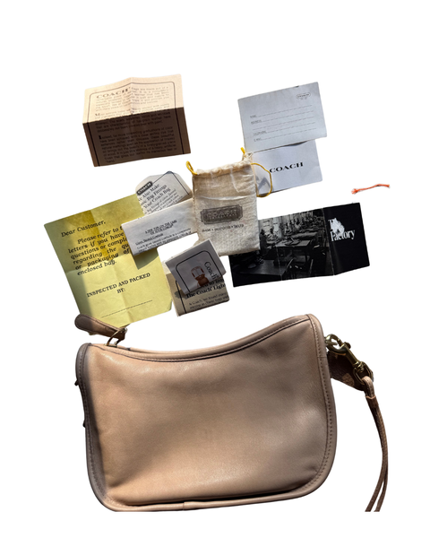 Pre-1994 Vintage Coach Small Swinger Bag 4080 in Taupe