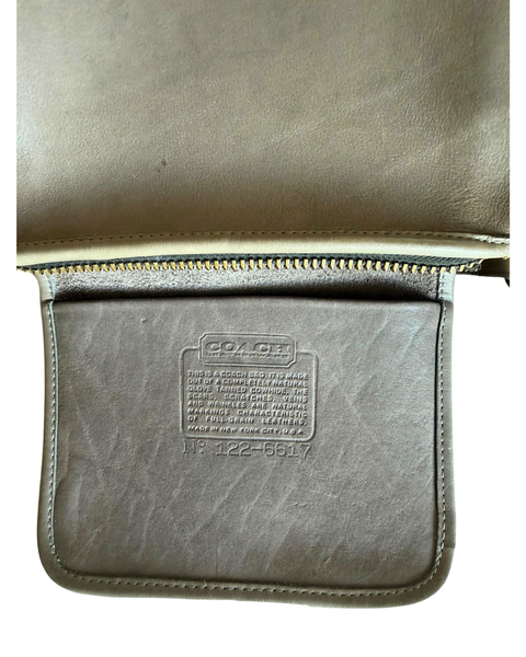 Vintage Coach Grey Compartment Bag (9300)