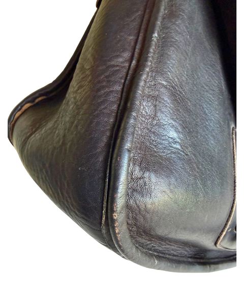 Vintage Coach Pre-Creed Mocha Courier Pouch (8920)